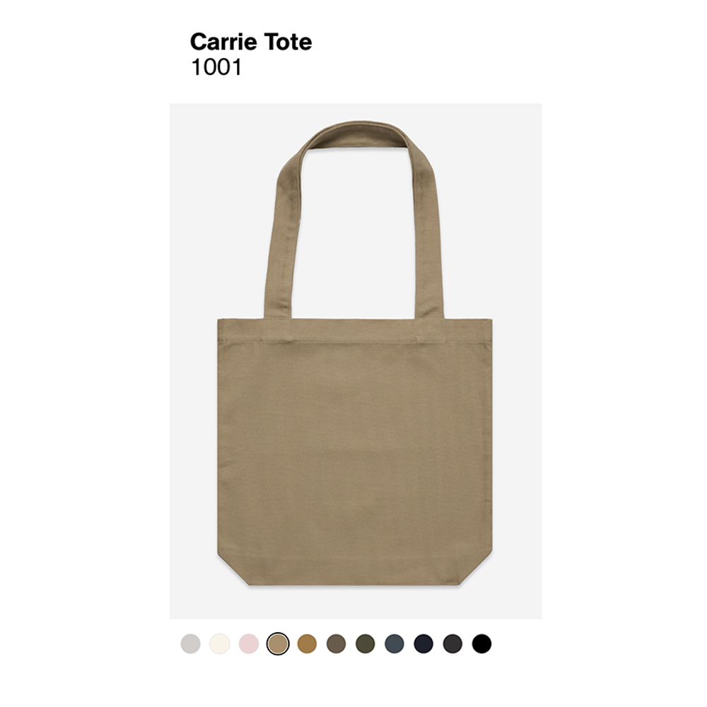 Photo of AS Colour Carrie Tote for screen printing