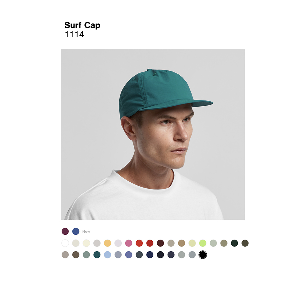 Photo of AS Colour Surf Cap for screen printing